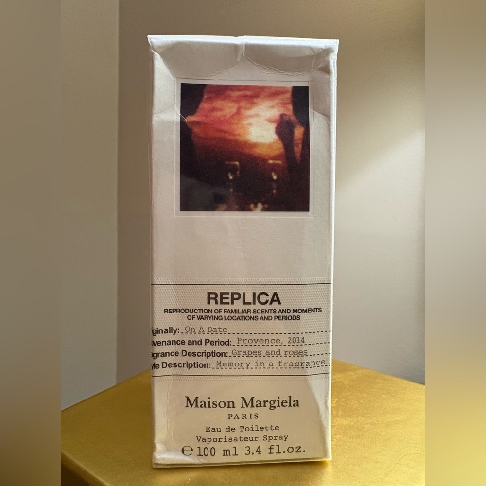 New Sealed Maison Margiela Replica Eau de Toilette perfume On a Date large 3.4oz